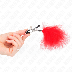 Kink Nipple Grip Federnippelklemme rood Kink Nipple Grip Federnippelklemme rood - Afbeelding 4