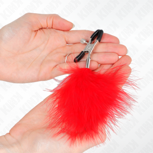 Kink Nipple Grip Federnippelklemme rood Kink Nipple Grip Federnippelklemme rood - Afbeelding 3