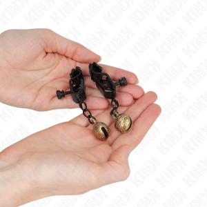 Kink Nipple Grip Bell JAW Style Nippelklemmen zwart Kink Nipple Grip Bell JAW Style Nippelklemmen zwart - Afbeelding 3