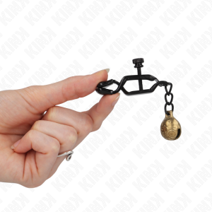 Kink Nipple Grip Bell JAW Style Nippelklemmen zwart Kink Nipple Grip Bell JAW Style Nippelklemmen zwart - Afbeelding 4
