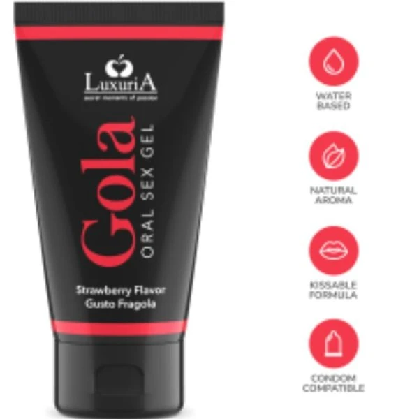 Intimateline Luxuria Oral Sex Gel met Aardbeiensmaak Intimateline Luxuria Oral Sex Gel met Aardbeiensmaak