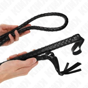Kink Impact & Touch Long Black Snake Whip