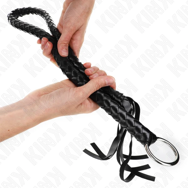 img_187278_43c28529e15aa3ebd6341d03ffb3b33a_1.png Kink Impact & Touch Schlangenpeitsche mit schwarzem Handring