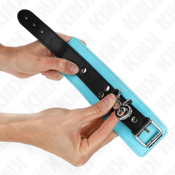 Kink Wrist Restraint abschließbare Handgelenkfesseln Schwarz/Blau verstellbar Kink Wrist Restraint abschließbare Handgelenkfesseln Schwarz/Blau verstellbar