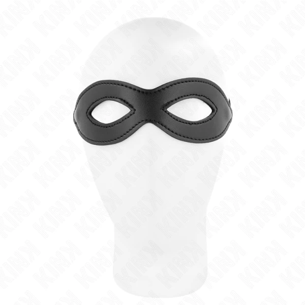 Kink Masked Allure Oogmasker met Studs Fetisjmasker Zwart