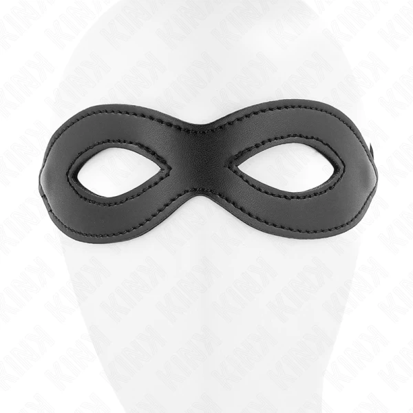 Kink Masked Allure Oogmasker met Studs Fetisjmasker Zwart