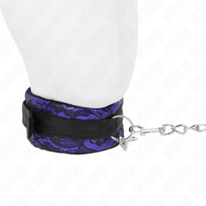 Kink Collar & GAG Fluweelkanten Halsketting met Riem Kink Collar & GAG Fluweelkanten Halsketting met Riem - Afbeelding 4