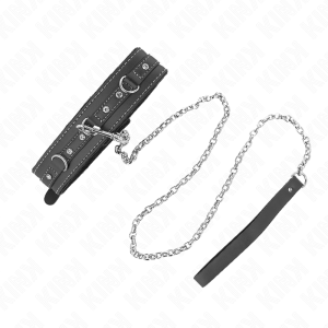 Kink Collar & GAG PVC-Leren Halsketting met Riem Strass Klinknagel Kink Collar & GAG PVC-Leren Halsketting met Riem Strass Klinknagel - Afbeelding 2