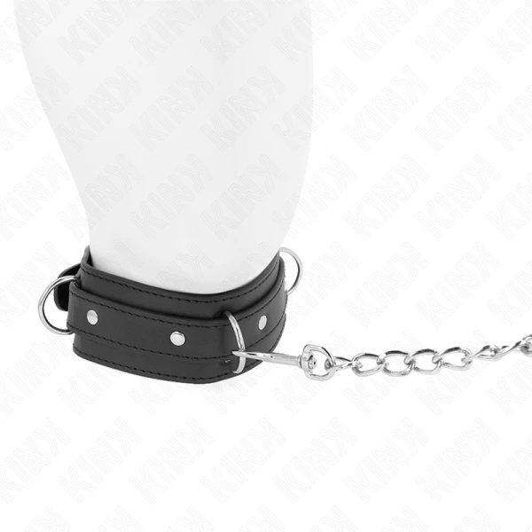 Kink Collar & GAG Halskette met riem, verstelbaar