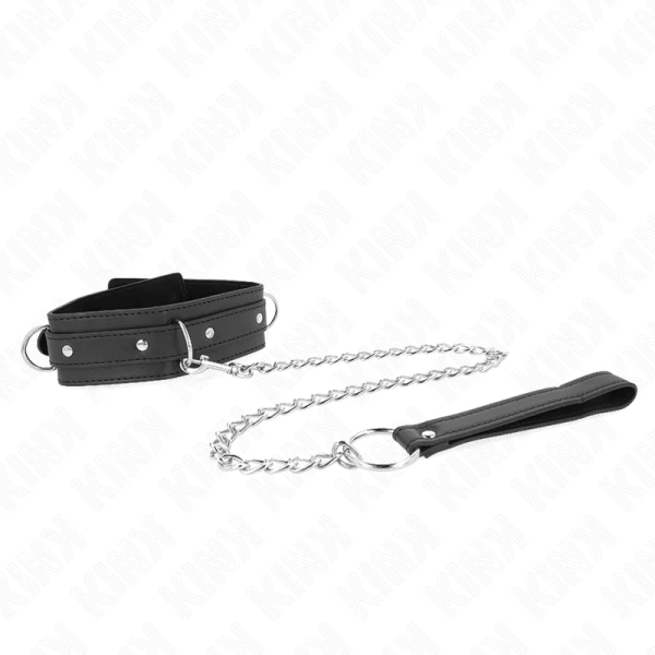 Kink Collar & GAG Halskette met riem, verstelbaar