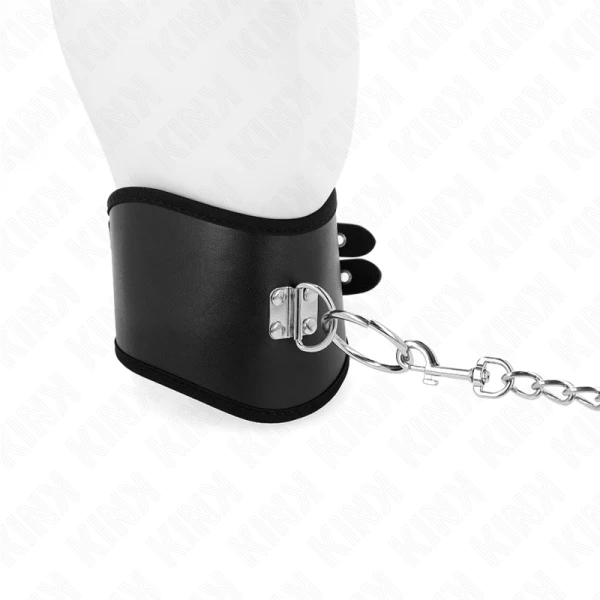 Kink Collar & GAG Halskette met brede riem verstelbaar Kink Collar & GAG Halskette met brede riem verstelbaar