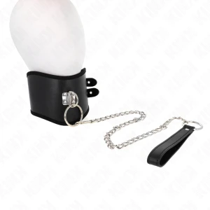 Kink Collar & GAG Halskette mit breitem Riemen verstellbar
