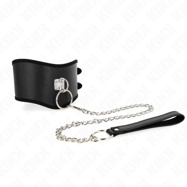 Kink Collar & GAG Halskette met brede riem verstelbaar Kink Collar & GAG Halskette met brede riem verstelbaar