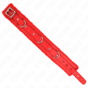 Kink Collar & GAG Halsband met riem rood Kink Collar & GAG Halsband met riem rood - Afbeelding 6