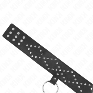 Kink Collar & GAG Halskette mit Leine und silbernen Nieten, verstellbar Kink Collar & GAG Halskette mit Leine und silbernen Nieten, verstellbar – Bild 6