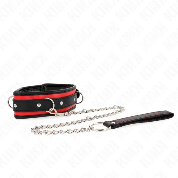 Kink Collar & GAG zware halsketting met riem, verstelbaar