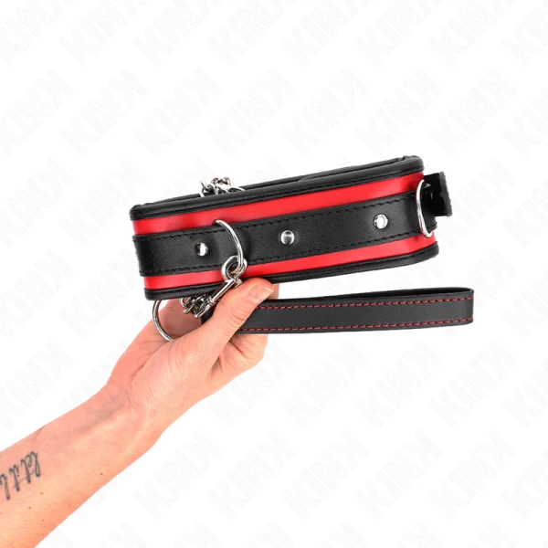 Kink Collar & GAG zware halsketting met riem, verstelbaar
