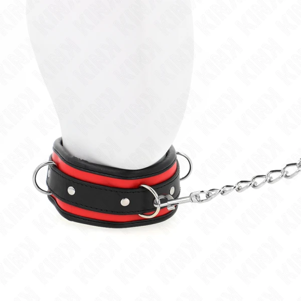 Kink Collar & GAG zware halsketting met riem, verstelbaar