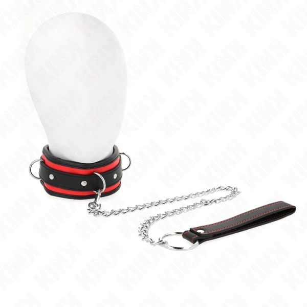 Kink Collar & GAG zware halsketting met riem, verstelbaar