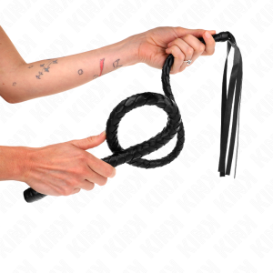 Kink Impact & Touch Lange Zweep met Parels Kink Impact & Touch Lange Zweep met Parels - Afbeelding 1