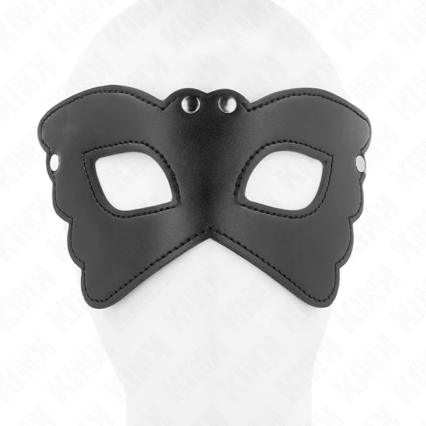 Kink Masked Allure Vlindervormige Kunstlederen Masker