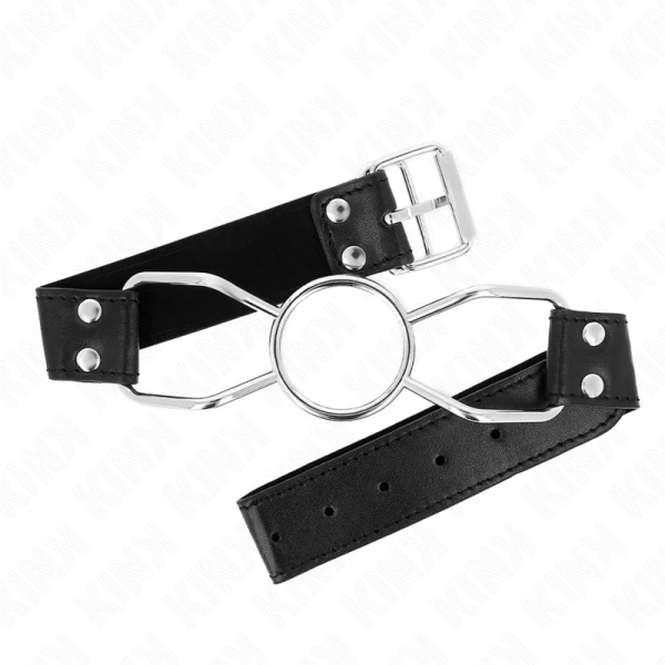 Kink Collar & GAG Spider Mouth Gag Knebel maat M