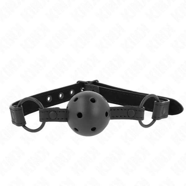 Kink Collar & GAG Bal Knevel met Neopreenbal en Verstelbare Riem