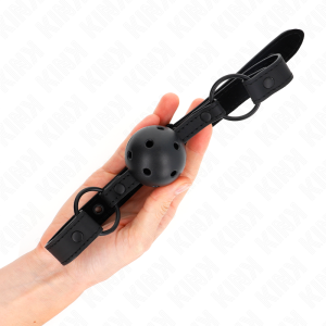 Kink Collar & GAG Bal Knevel met Neopreenbal en Verstelbare Riem Kink Collar & GAG Bal Knevel met Neopreenbal en Verstelbare Riem - Afbeelding 3