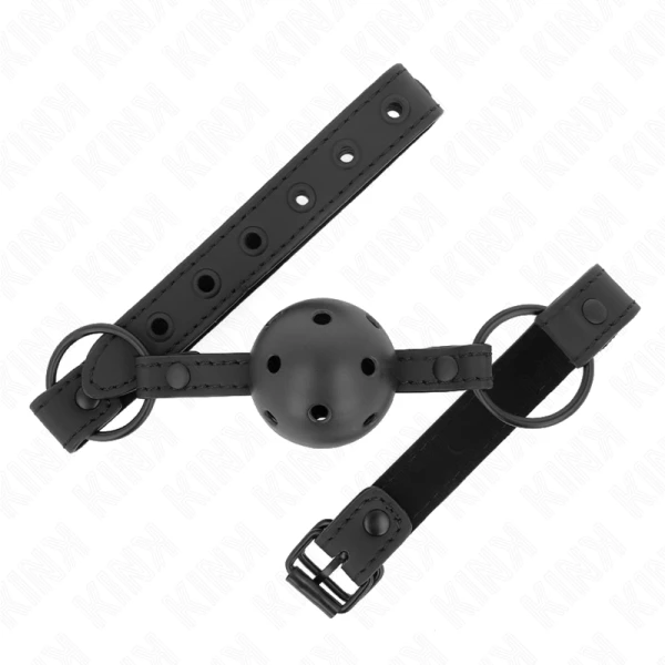 Kink Collar & GAG Bal Knevel met Neopreenbal en Verstelbare Riem