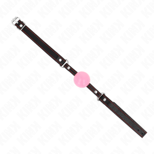 Kink Collar & GAG Roze gouden bal-knebel Kink Collar & GAG Roze gouden bal-knebel - Afbeelding 3