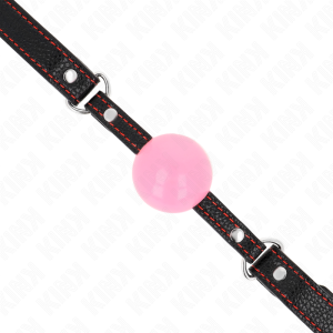 Kink Collar & GAG Roze gouden bal-knebel Kink Collar & GAG Roze gouden bal-knebel - Afbeelding 4