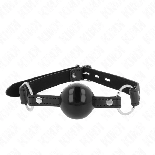 Kink Collar & GAG Balgknebel met zwart slot
