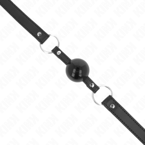 Kink Collar & GAG Balgknebel met zwart slot Kink Collar & GAG Balgknebel met zwart slot - Afbeelding 4