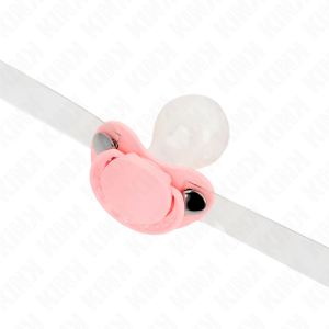 Kink Collar & GAG Roze Fopspeen-Gag met verstelbare riem Kink Collar & GAG Roze Fopspeen-Gag met verstelbare riem - Afbeelding 4