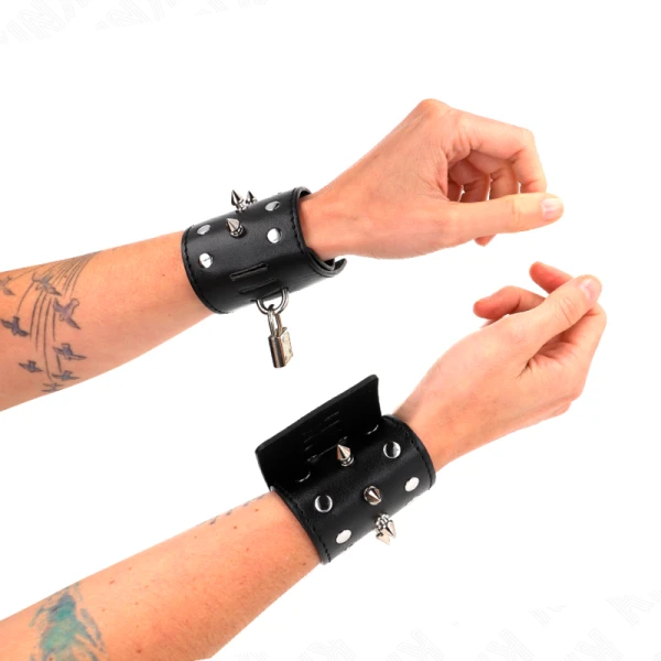 Kink Wrist Restraint Polsboeien met Spikes