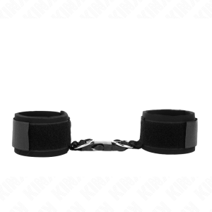 Kink Wrist Restraint Neopren-handboei met klittenband zwart Kink Wrist Restraint Neopren-handboei met klittenband zwart - Afbeelding 1