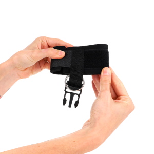 Kink Wrist Restraint Neopren-handboei met klittenband zwart Kink Wrist Restraint Neopren-handboei met klittenband zwart - Afbeelding 4