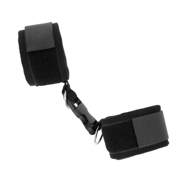 Kink Wrist Restraint Neopren-handboei met klittenband zwart