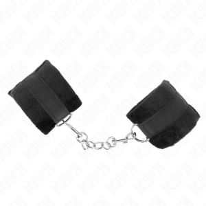 Kink Wrist Restraint Bontpolsbanden voor Beginners Zwart Kink Wrist Restraint Bontpolsbanden voor Beginners Zwart - Afbeelding 2