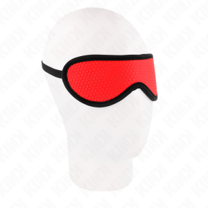 Kink Masked Allure Schuppentextur-Bandage met rood afgedekte rand Kink Masked Allure Schuppentextur-Bandage met rood afgedekte rand - Afbeelding 1