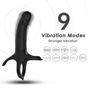 Armony FOR HIM Penisring mit Dildo und Vibrator, schwarz Armony FOR HIM Penisring mit Dildo und Vibrator, schwarz – Bild 6