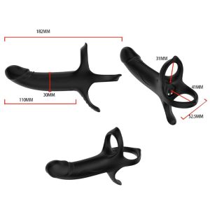 Armony FOR HIM Penisring mit Dildo und Vibrator, schwarz Armony FOR HIM Penisring mit Dildo und Vibrator, schwarz – Bild 8