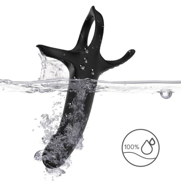 Armony FOR HIM Penisring mit Dildo und Vibrator, schwarz Armony FOR HIM Penisring mit Dildo und Vibrator, schwarz