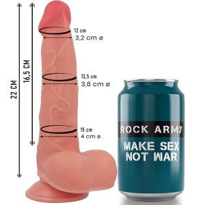 Rock Army Liquid Silicone Ranger 22 cm Siliconen Dildo met Zuignap Rock Army Liquid Silicone Ranger 22 cm Siliconen Dildo met Zuignap - Afbeelding 3