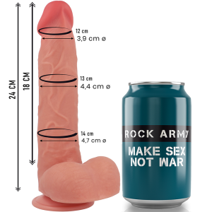 Rock Army Liquid Silicone Raptor Dildo 24 cm met zuignap Rock Army Liquid Silicone Raptor Dildo 24 cm met zuignap - Afbeelding 3