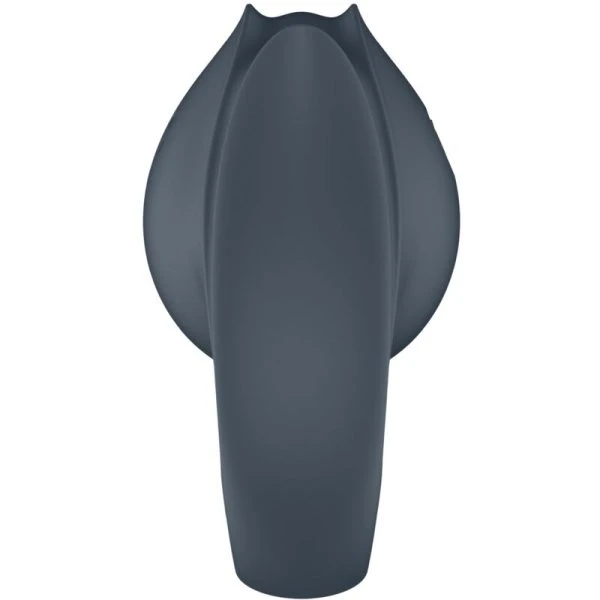 Satisfyer Partner Perfect Pair 2 Multivibrator 2-in-1 Penisring en vingerstimulator Grijs