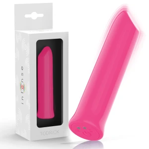 Intense FUN Toys Todrick Pink Clitoris-Stimulating Bullet with 10 Modes