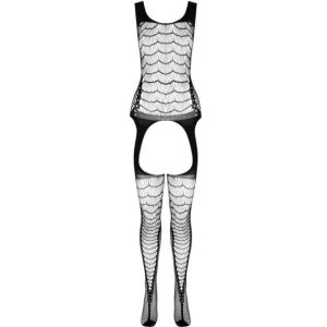 Passion Woman Bodystockings Bodystocking BS 104 Schwarz Passion Woman Bodystockings Bodystocking BS 104 Schwarz – Bild 3