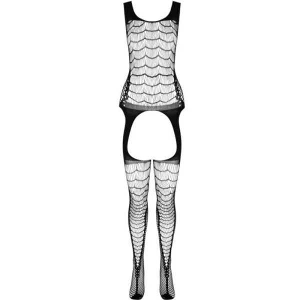 Passion Woman Bodystockings Bodystocking BS 104 Schwarz