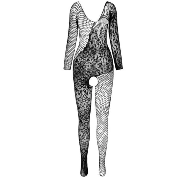 Passion Woman Bodystockings Bodystocking BS 107 Zwart Universele maat Passion Woman Bodystockings Bodystocking BS 107 Zwart Universele maat